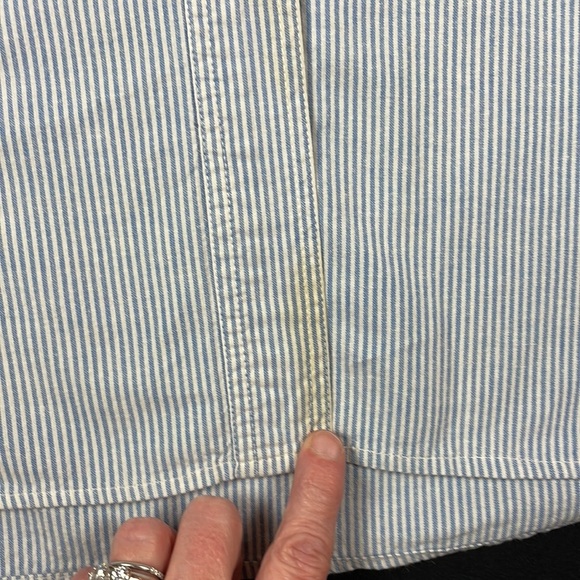 Women’s denim Halloween embroidered long sleeved, button down shirt size medium - Picture 11 of 12